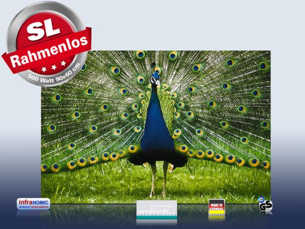 infrarot Bildheizung 500 Watt 90x60 M10-SL Pfau