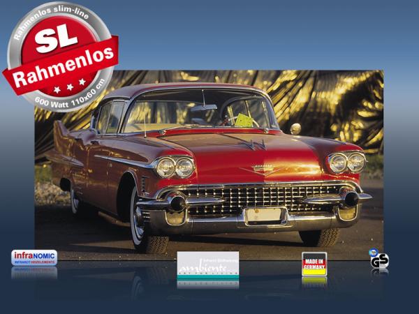 Infrarot Bildheizung 600 Watt 110x60 M10-SL Cadillac