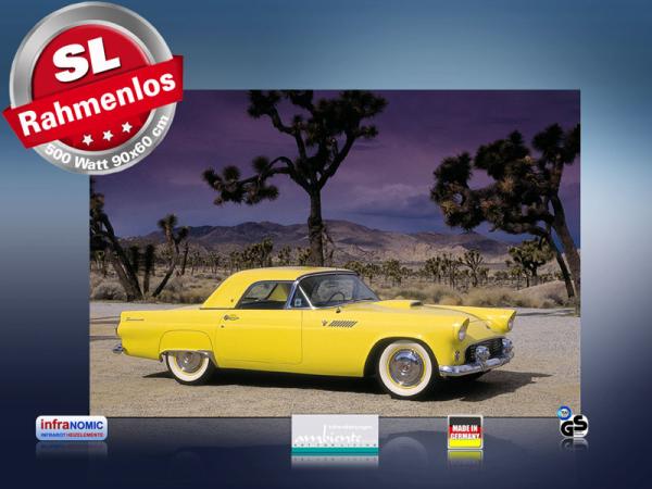 Infrarot Bildheizung 500 Watt 90x60 M10-SL Ford Thunderbird