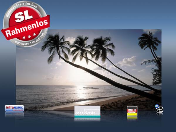 Infrarot Bildheizung 600 Watt 110x60 M10-SL Barbados