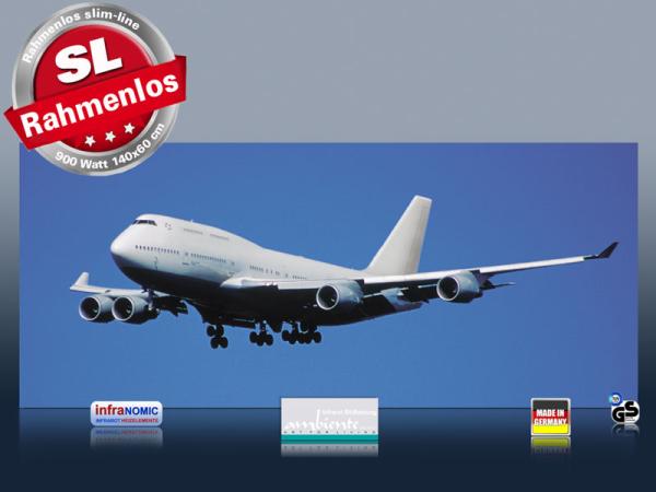 Infrarot Bildheizung 900 Watt 140x60 M10-SL Jumbo Jet