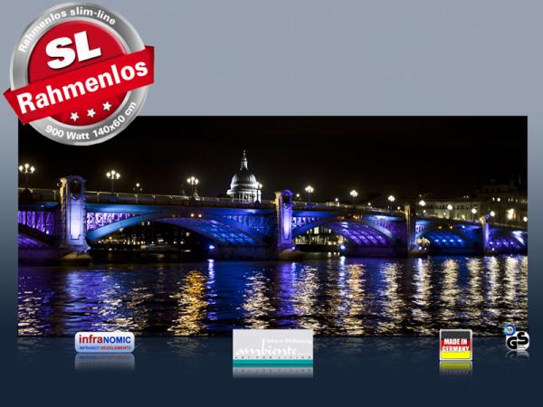 Infrarot Bildheizung 900 Watt 140x60 M10-SL London bei Nacht