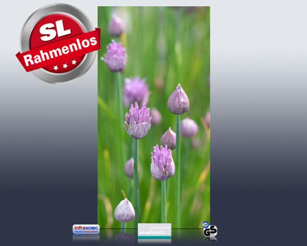 Infrarot Bildheizung 700 Watt 120x60 M10-SL Schnittlauch Hochformat