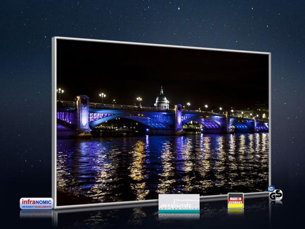 infrarot Bildheizung 500 Watt 90x60 M10-SL London bei Nacht