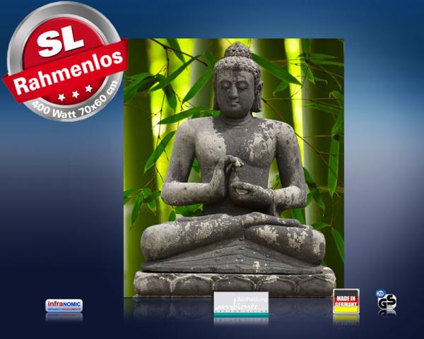 Infrarot Bildheizung 400 Watt 70x60 M10-SL Buddha
