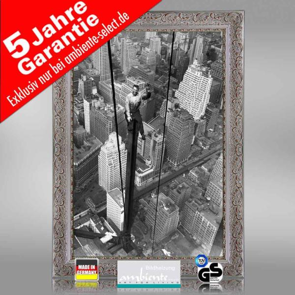 infrarot Bildheizung 500 Watt 90x60 StSi Empire State Building 1930