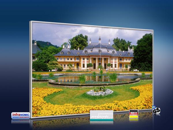 infrarot Bildheizung 500 Watt 90x60 M10-SL Schloss Pillnitz