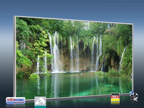 Infrarot Bildheizung 600 Watt 110x60 M10-SL Wasserfall