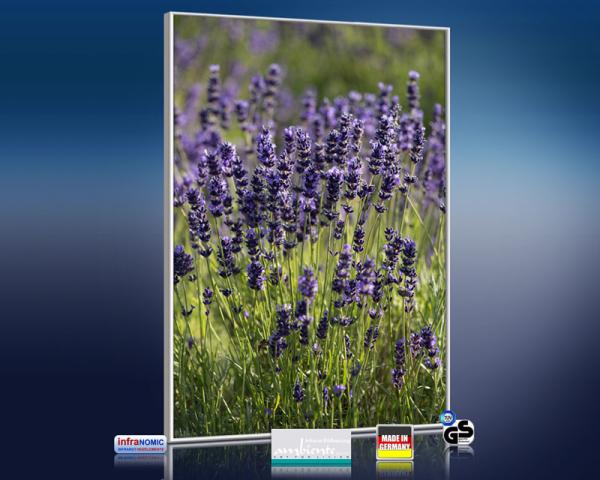 Infrarot Bildheizung 500 Watt 90x60 M10-SL Lavendel