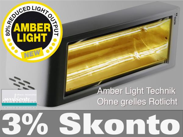 Infrarotstrahler Heliosa HiDesign 44 Amber Light 2000 Watt IPX5