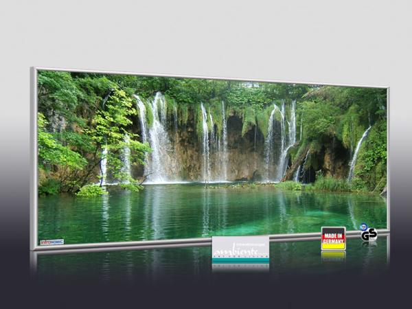 Infrarot Bildheizung 900 Watt 140x60 M10-SL Wasserfall