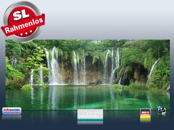 Infrarot Bildheizung 900 Watt 140x60 M10-SL Wasserfall