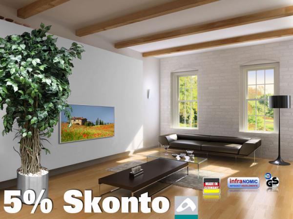Infrarotheizung als Bild Bildheizung 700 Watt 120x60 M10-SL Toskana