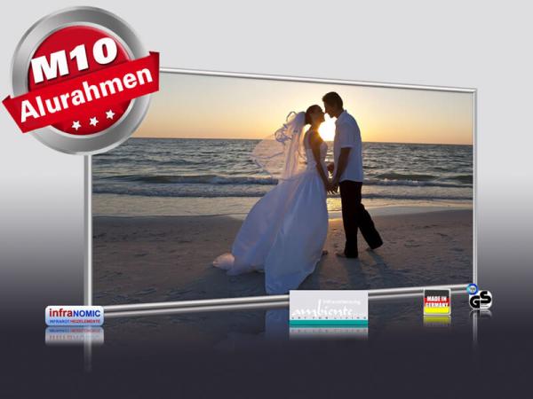 Infrarot Bildheizung 700 Watt 120x60 M10-SL mit eigenem Foto Motiv