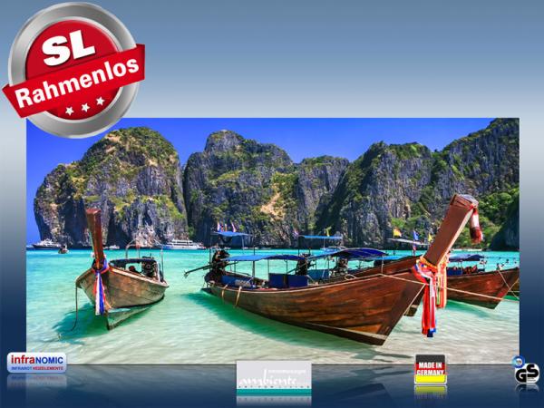 Infrarot Bildheizung 700 Watt ESG Glas 120x60 M10-SL Andamanen
