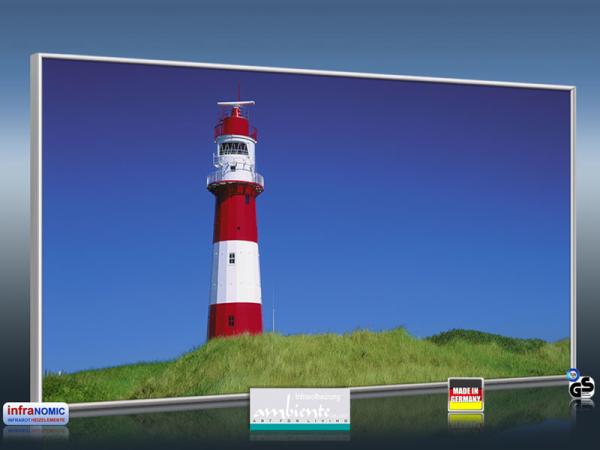 Infrarot Bildheizung 700 Watt 120x60 M10-SL Leuchtturm