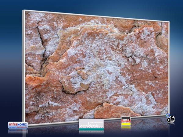 Infrarot Bildheizung 500 Watt 90x60 M10-SL Rauher Speckstein