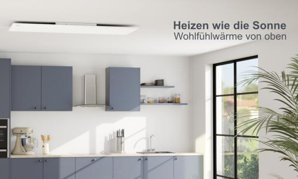Infrarotheizung Rahmenlos Metall 840 Watt 137x57 steel-line IPX4