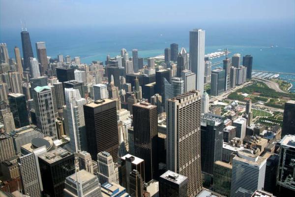 Bildheizung-Motiv Chicago für Standard Infrarotheizungen