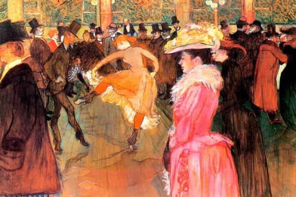 Lautrec: Ball im Moulin Rouge Bildauswahl für Bildheizung 90x60