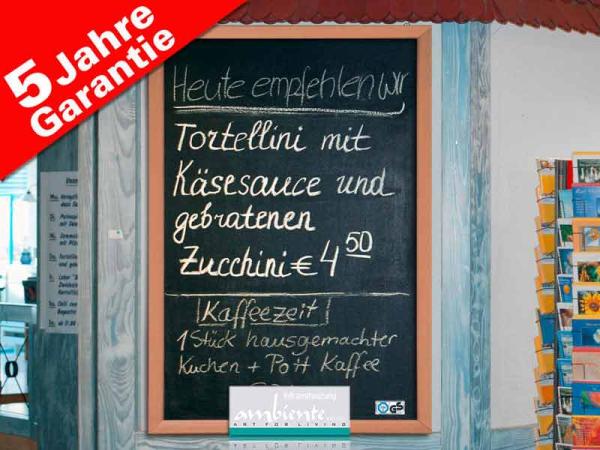 Infrarot Tafelheizung 600 Watt 110x60 mit Holzrahmen Buche HB30