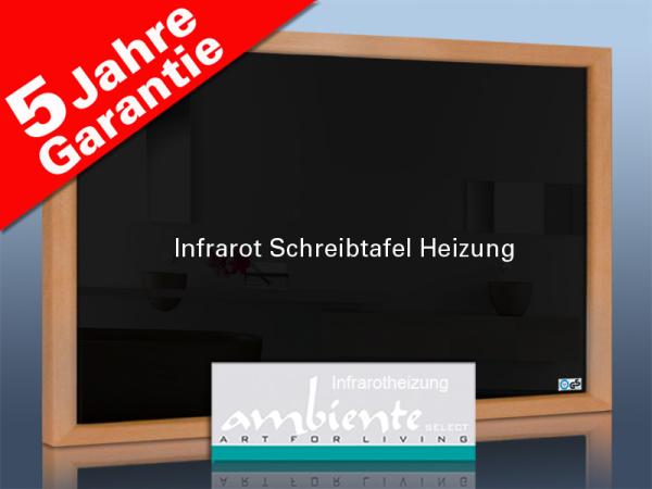 Infrarot Tafelheizung 500 Watt 90x60 mit Holzrahmen Buche HB30
